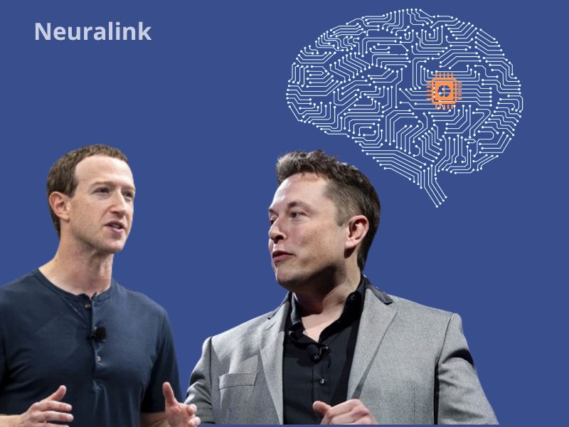 Mark Zuckerberg and Elon Musk Neural Link